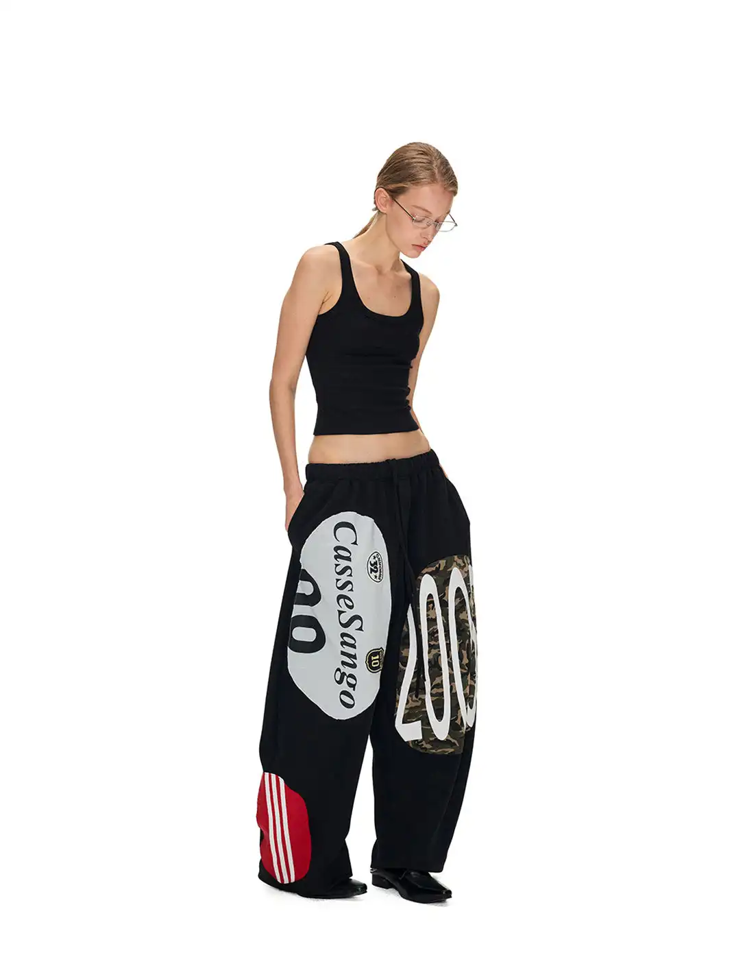 ANTERIOR LOVED | Deconstructed Curved Loose Sweatpants