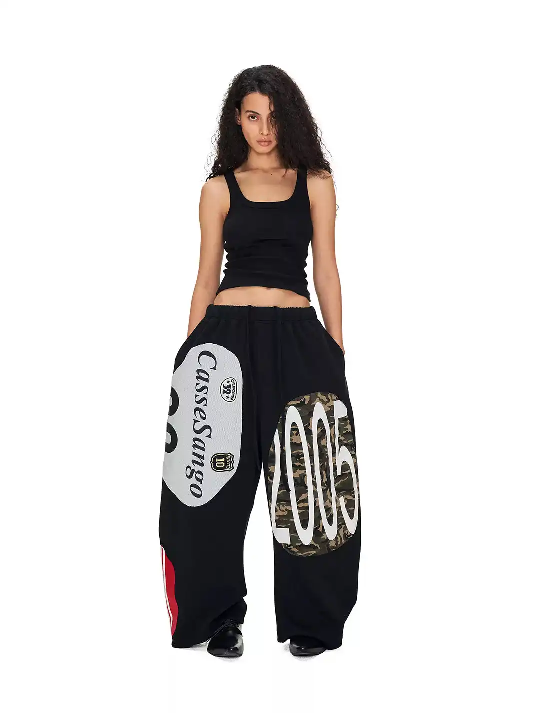 ANTERIOR LOVED | Deconstructed Curved Loose Sweatpants