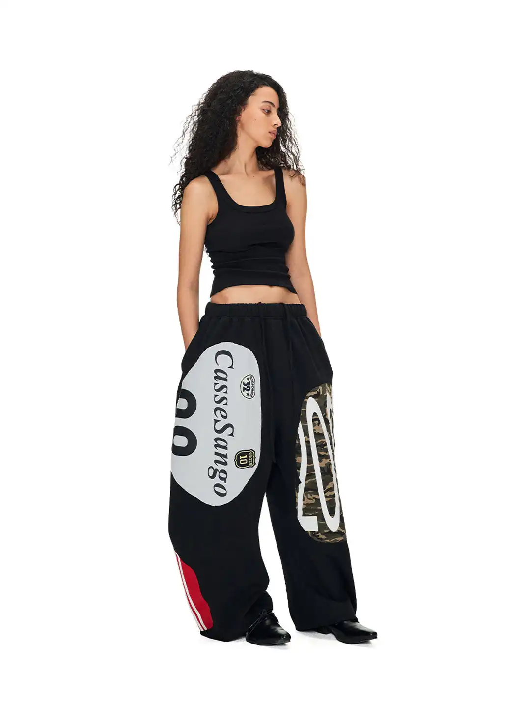 ANTERIOR LOVED | Deconstructed Curved Loose Sweatpants