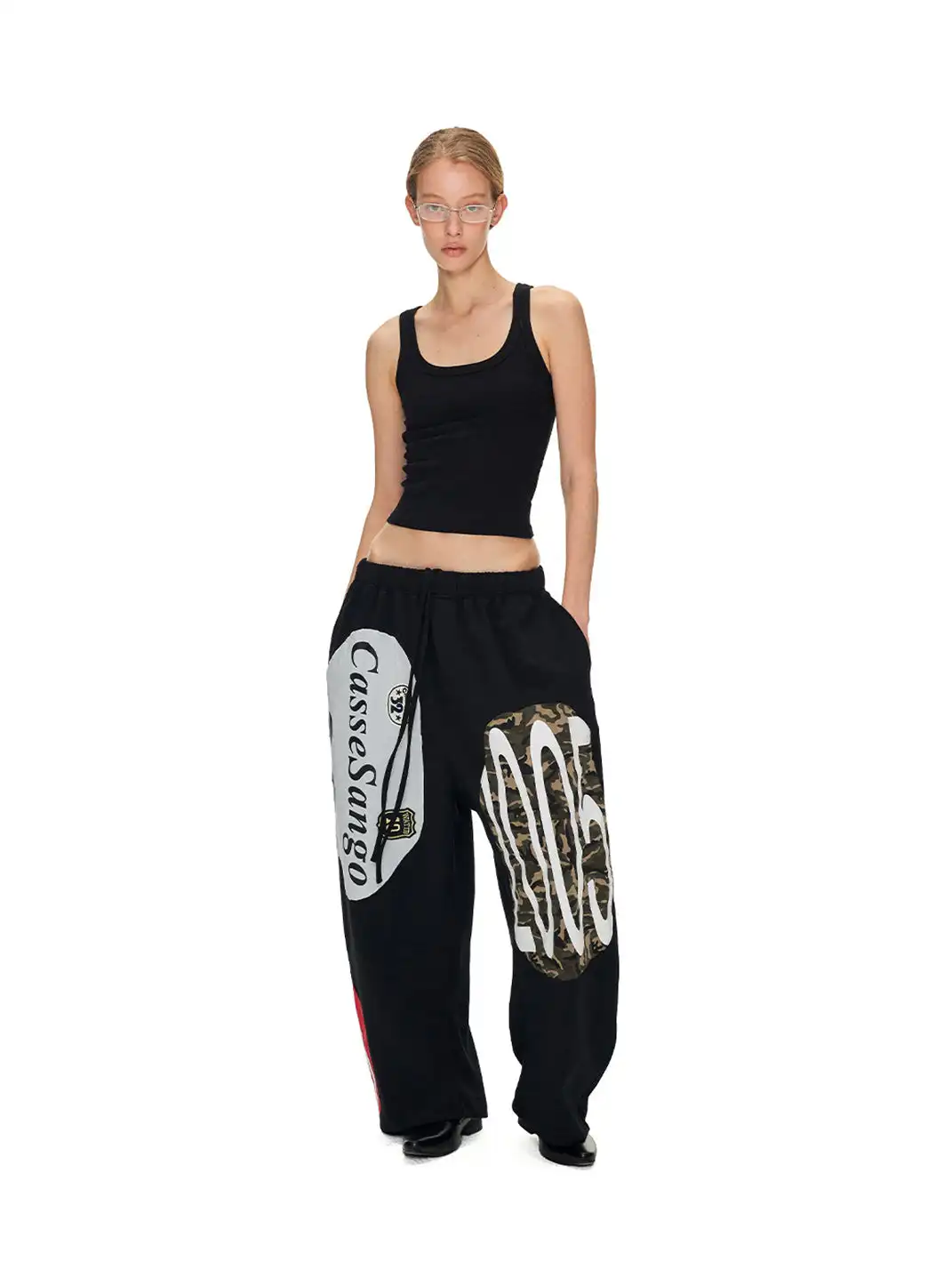 ANTERIOR LOVED | Deconstructed Curved Loose Sweatpants
