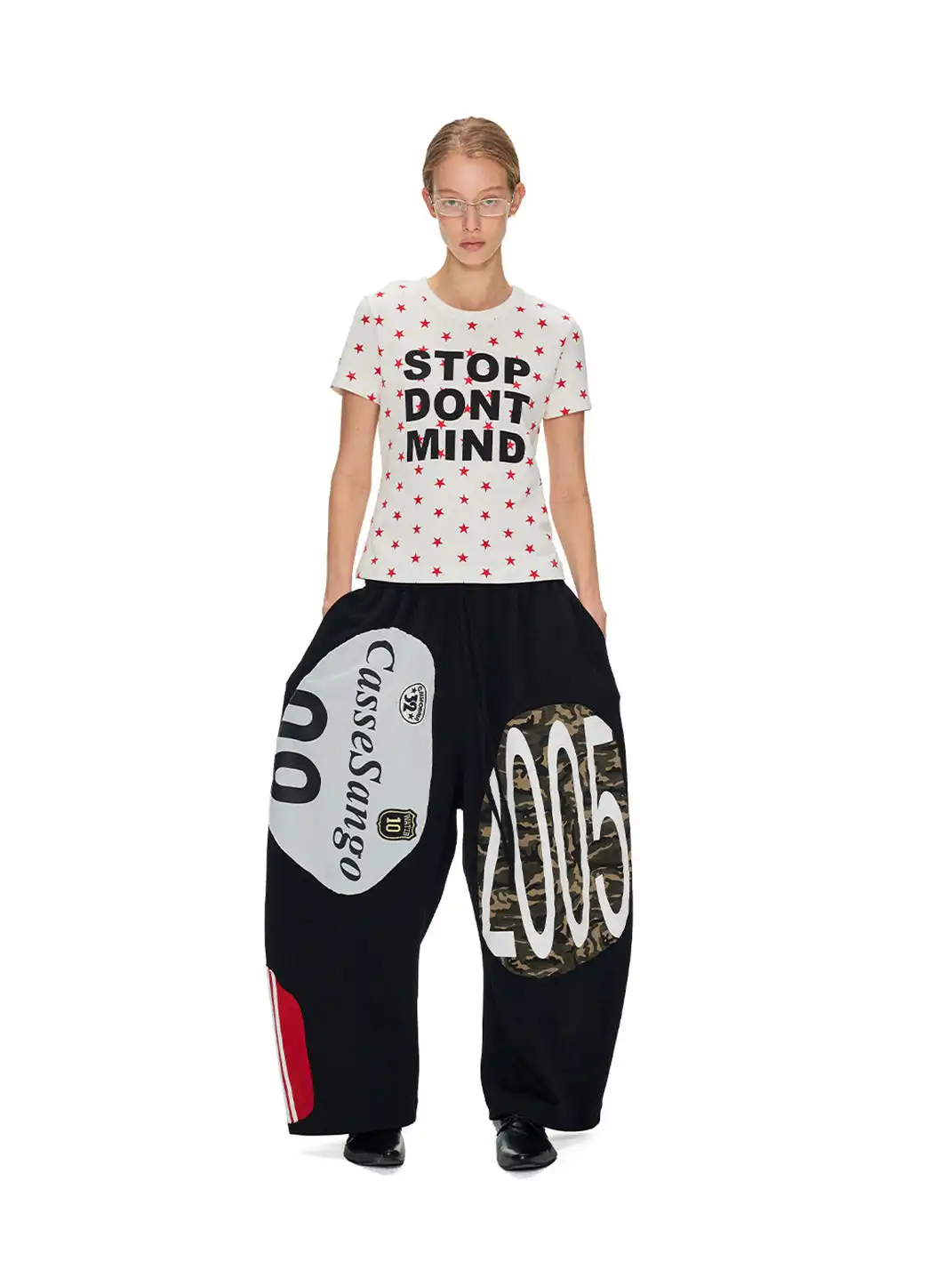 ANTERIOR LOVED | Deconstructed Curved Loose Sweatpants