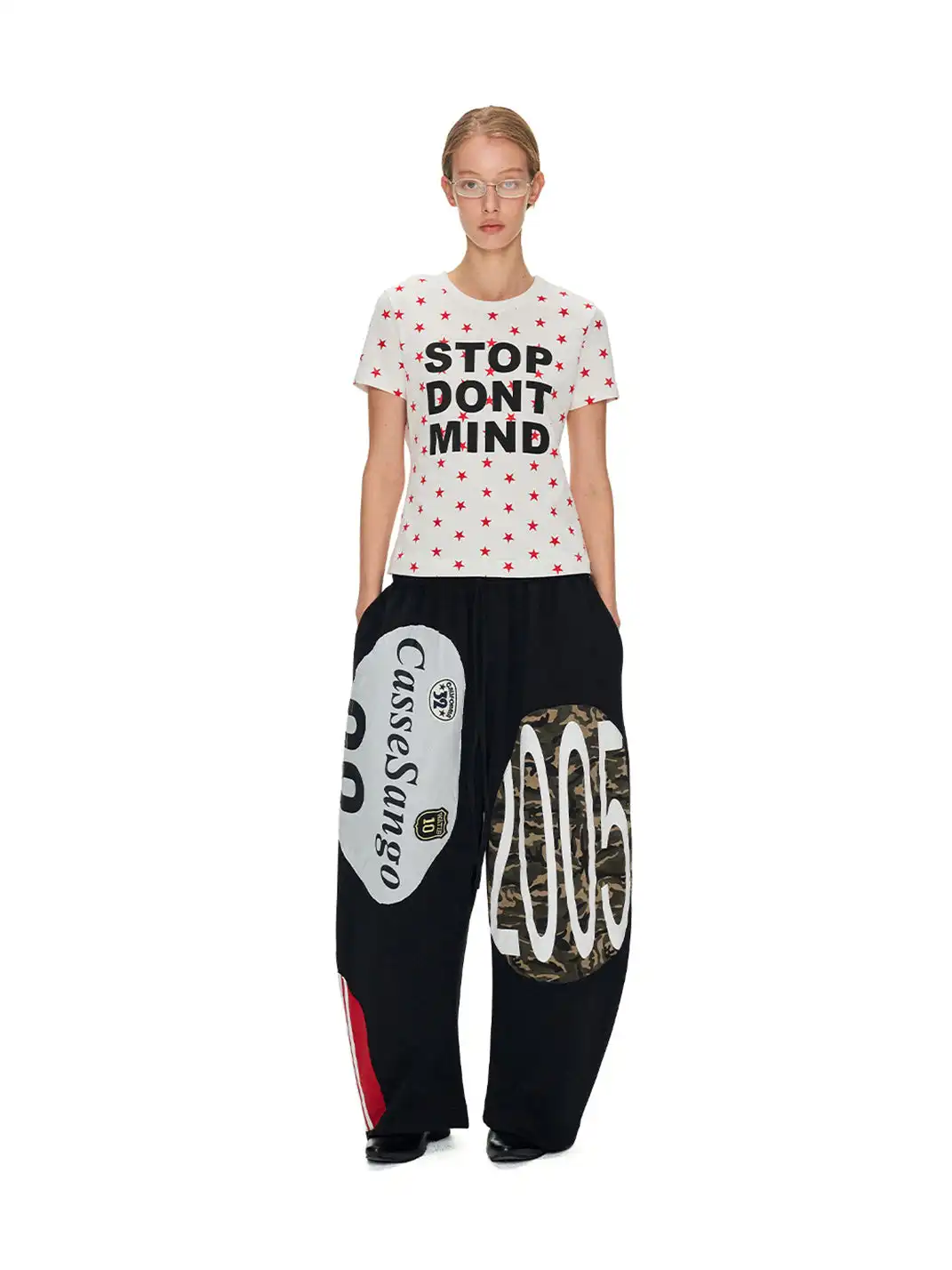 ANTERIOR LOVED | Deconstructed Curved Loose Sweatpants