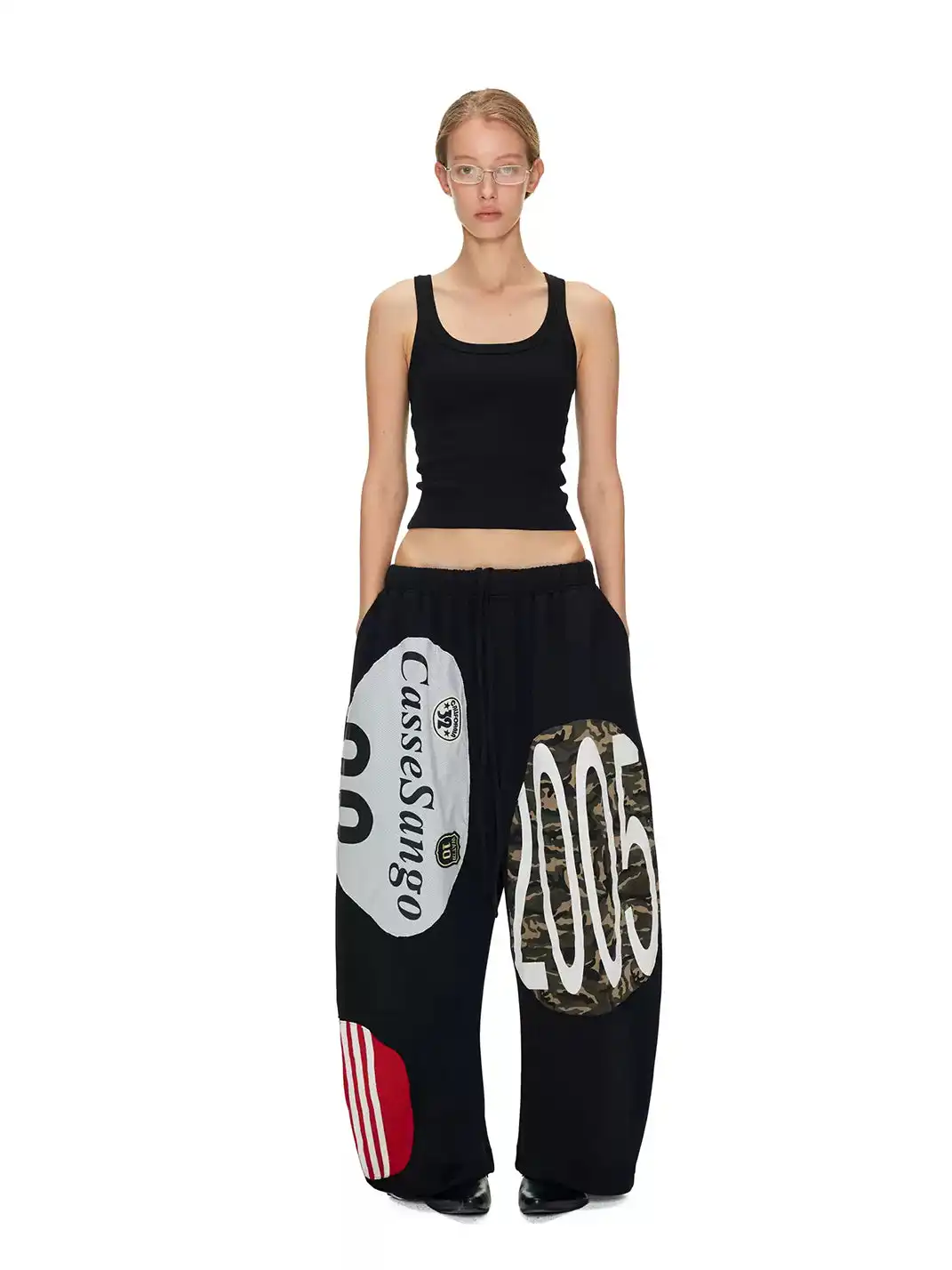 ANTERIOR LOVED | Deconstructed Curved Loose Sweatpants