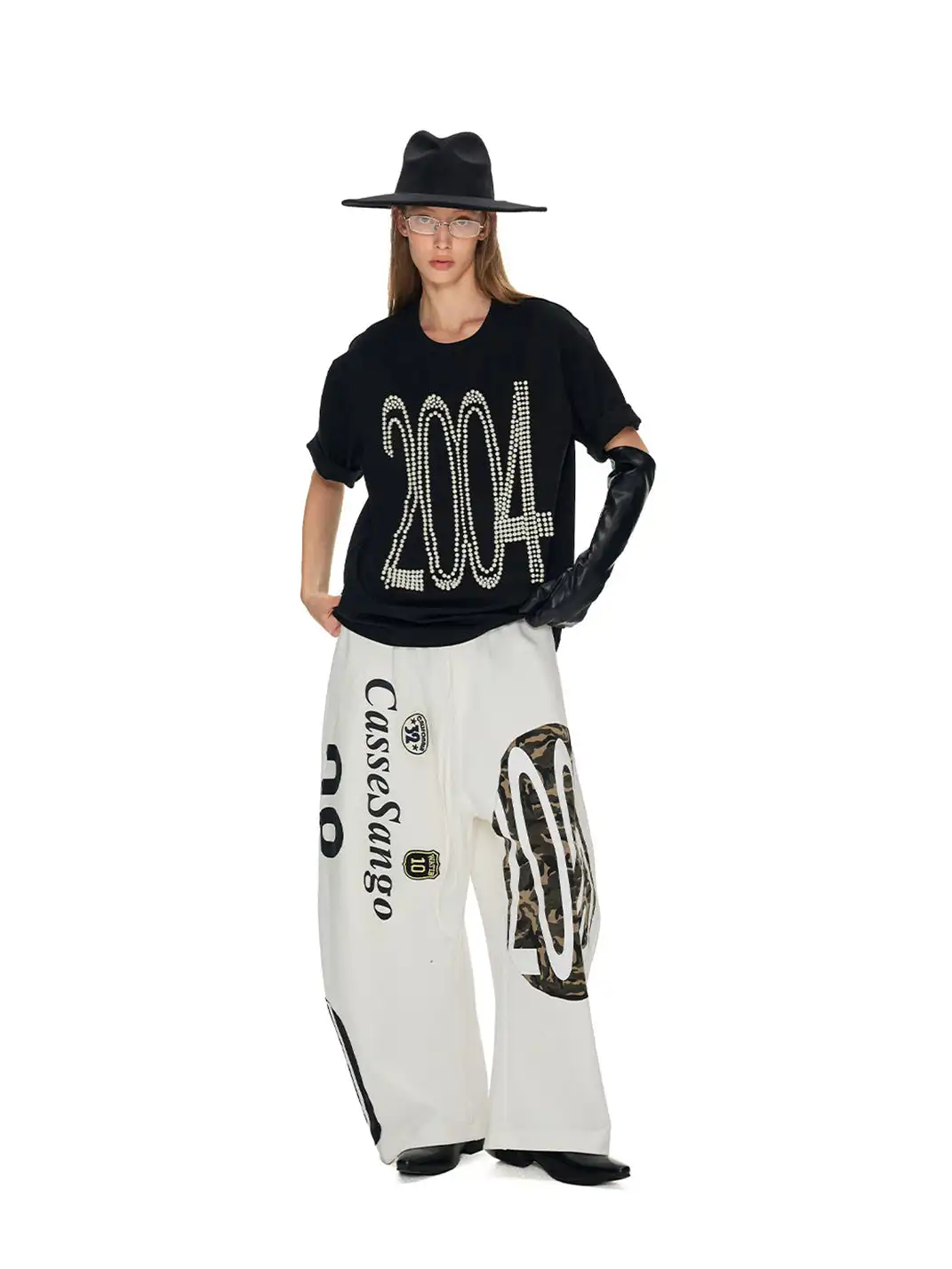 ANTERIOR LOVED | Deconstructed Curved Loose Sweatpants