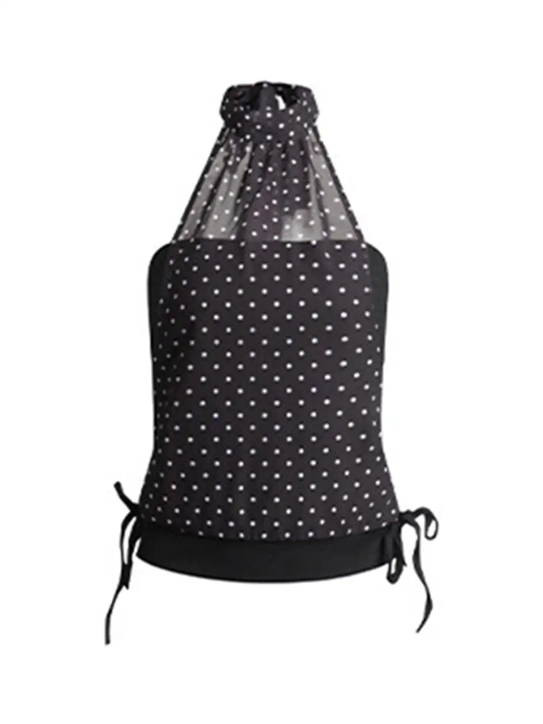 BIGGOLD | All-over Polka Dot Halter Tie Vest