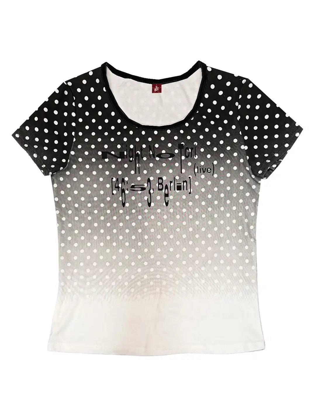 DETW | Gradient Polka Dot Print T-Shirt