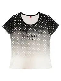 DETW | Gradient Polka Dot Print T-Shirt