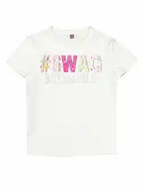 DETW | Candy Color Print Versatile T-Shirt