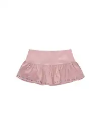 NECYSTUDIO | Suede Sequin Ruffled Midi Skirt