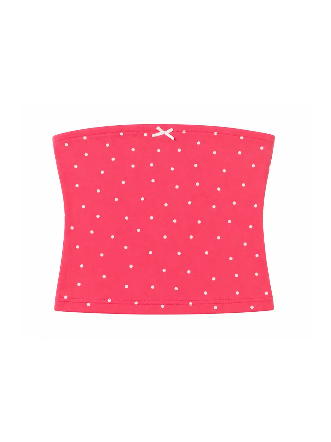 NECYSTUDIO | Polka Dot Short Sleeve T-Shirt & Bandeau