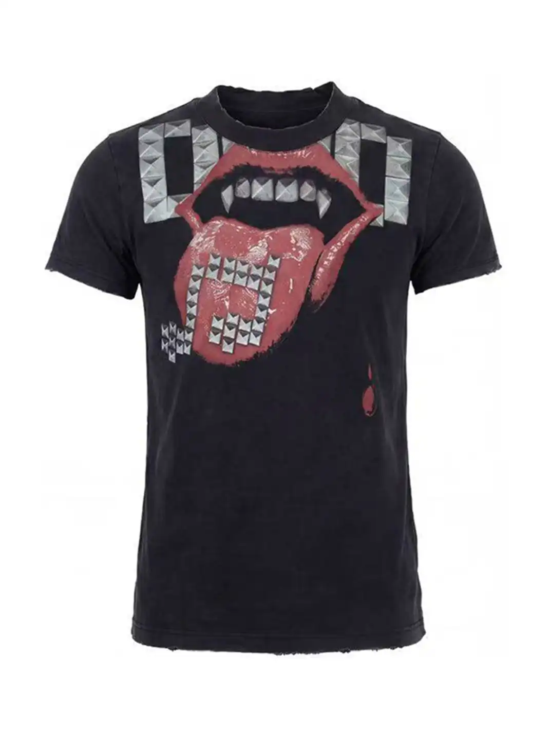 DND4DES | Tongue Out Rivet Print T-Shirt