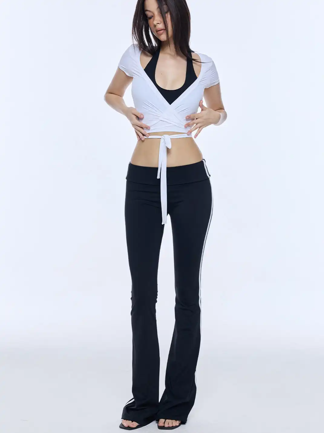 BUM STUDIO | High Stretch Cropped Tank Top & Skinny Sport Pants
