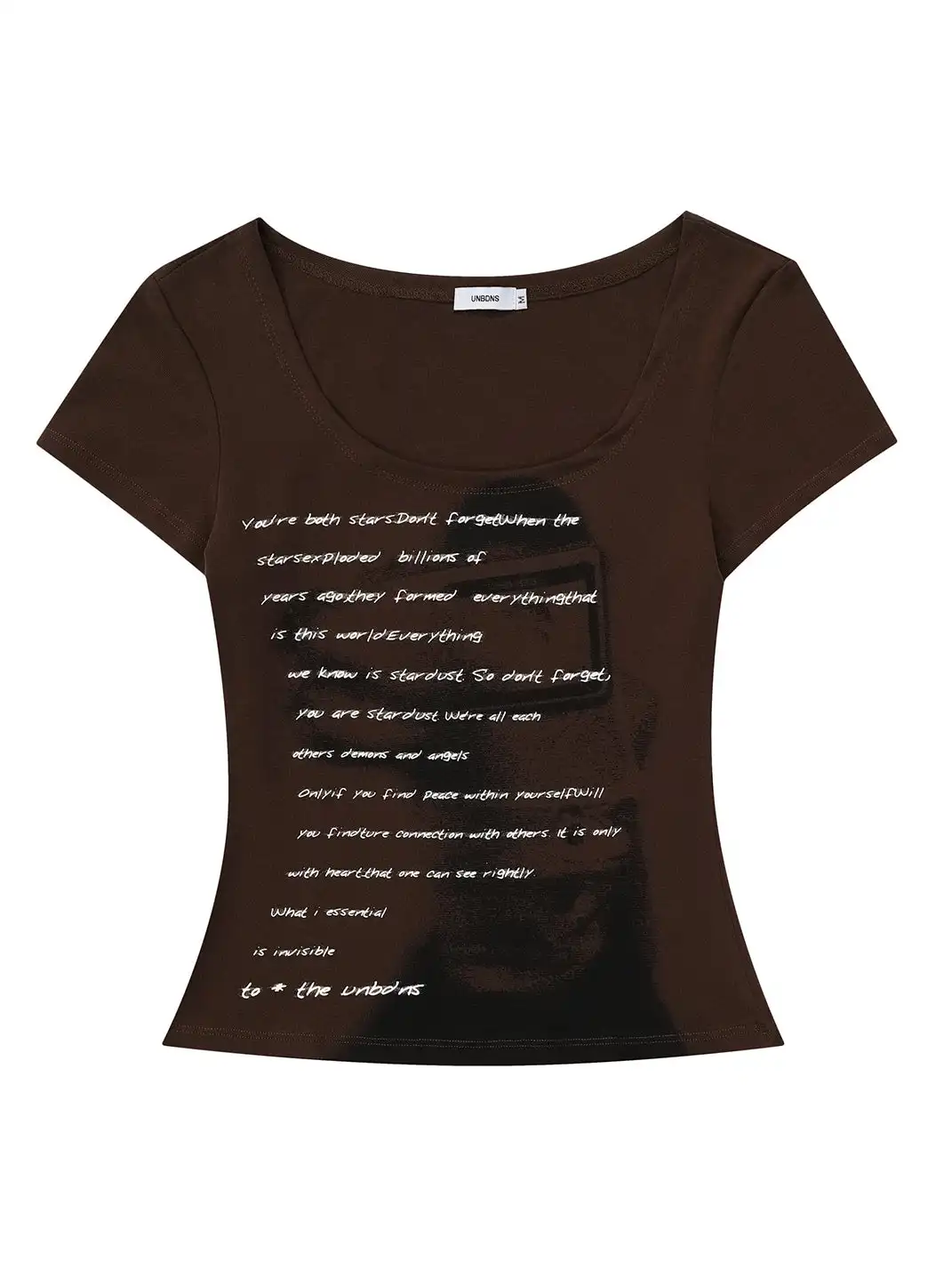 SHIYIYUE | Letter & Figure Printed Short Sleeve T-Shirt