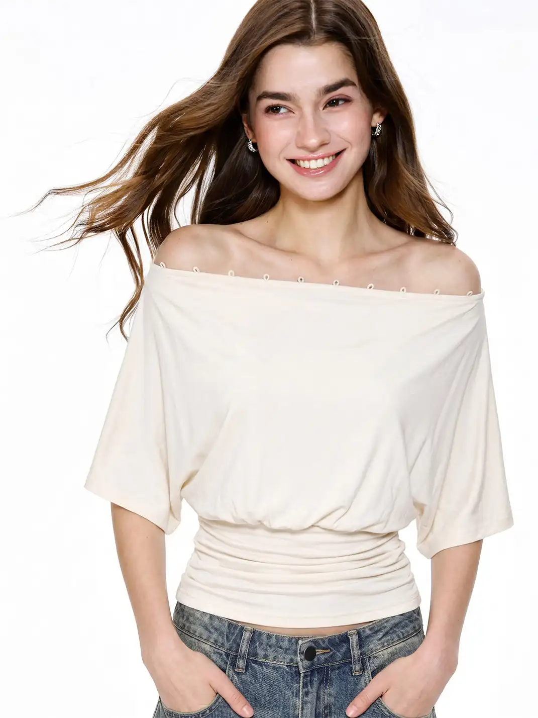 SHIYIYUE | Multi-Way Off-Shoulder Blouse/Tube Top