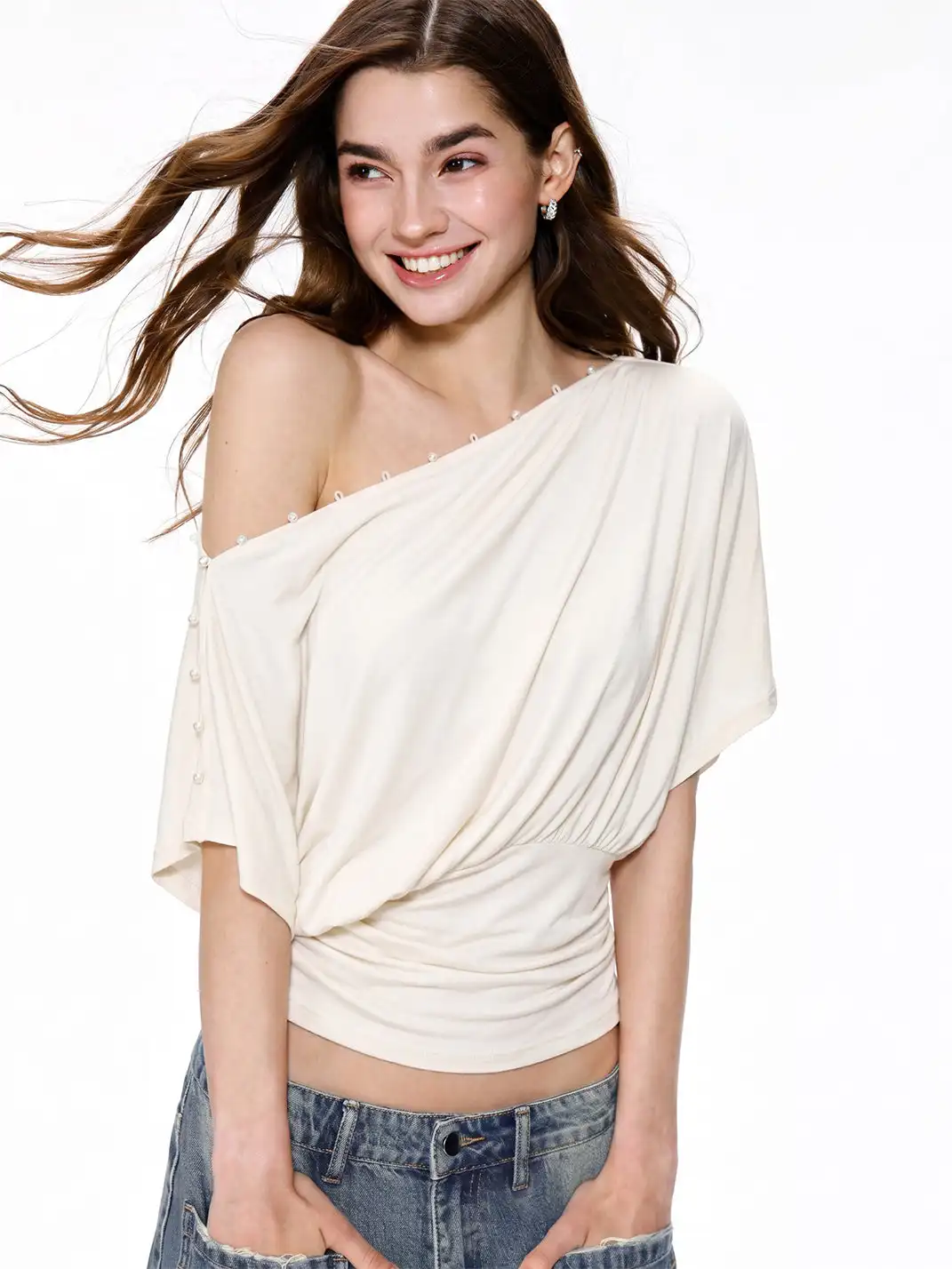 SHIYIYUE | Multi-Way Off-Shoulder Blouse/Tube Top