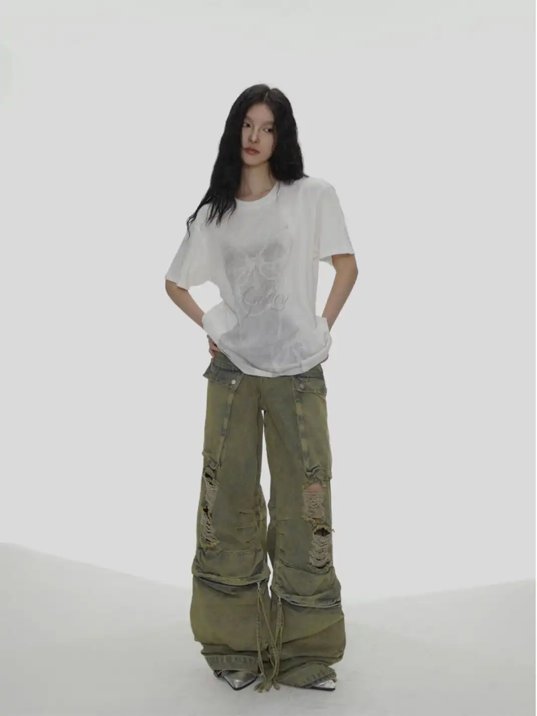 SHIYIYUE | Oversized Loungewear Crew Neck T-Shirt