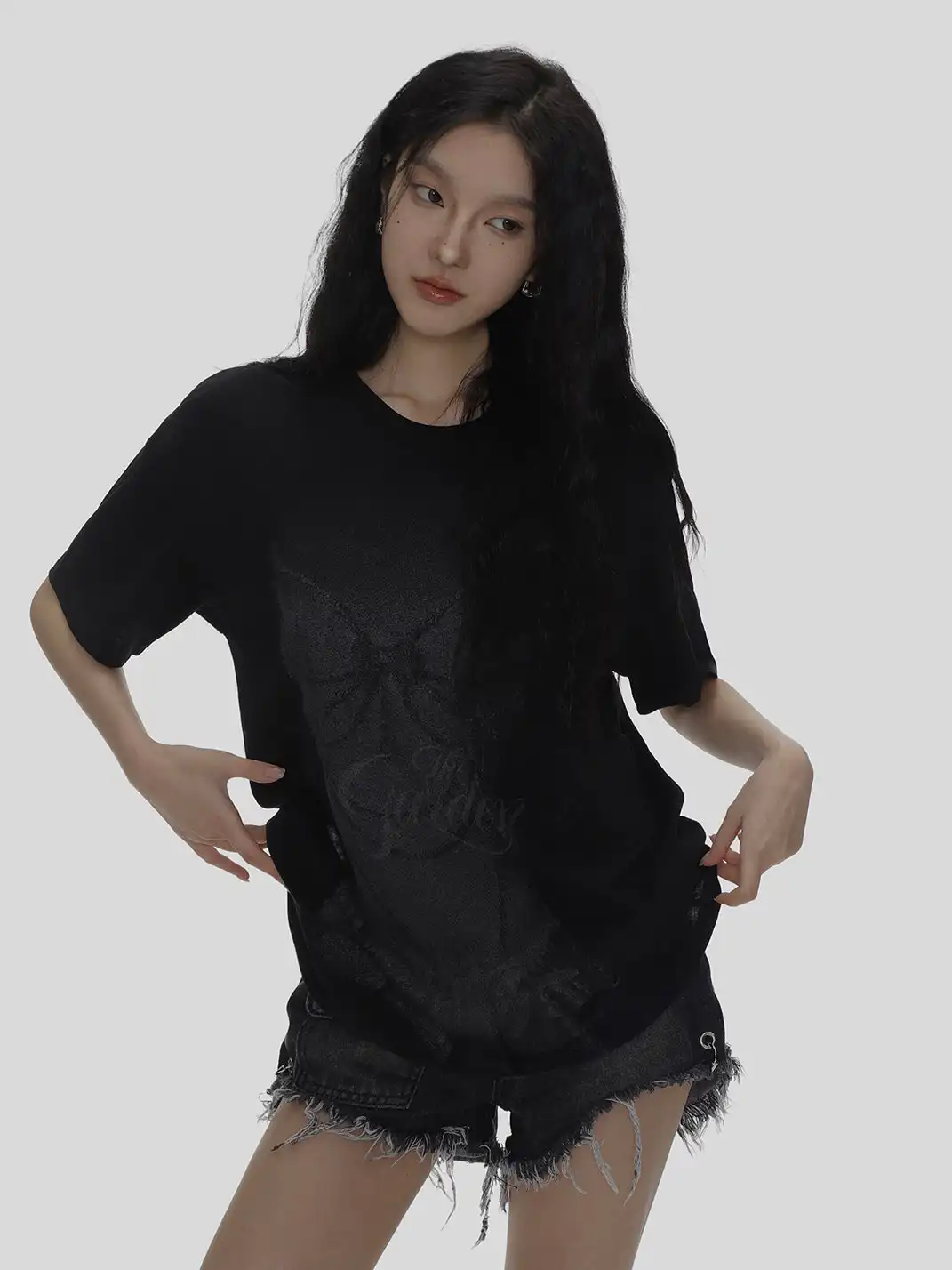 SHIYIYUE | Oversized Loungewear Crew Neck T-Shirt