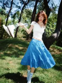 YOUNG STAGE | Allover Polka Dot Print Skirt