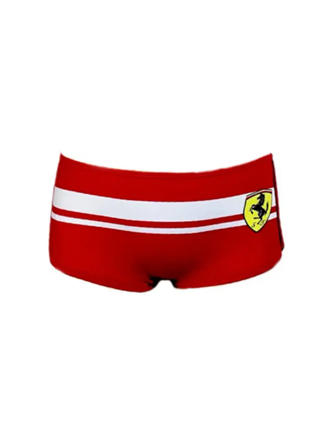 Her366 | Funny Racing Red & White Shorts