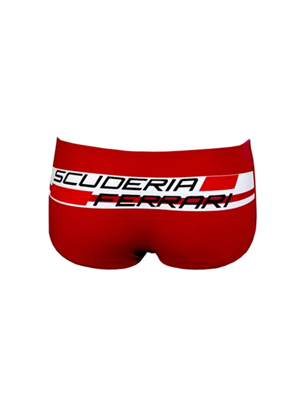 Her366 | Funny Racing Red & White Shorts