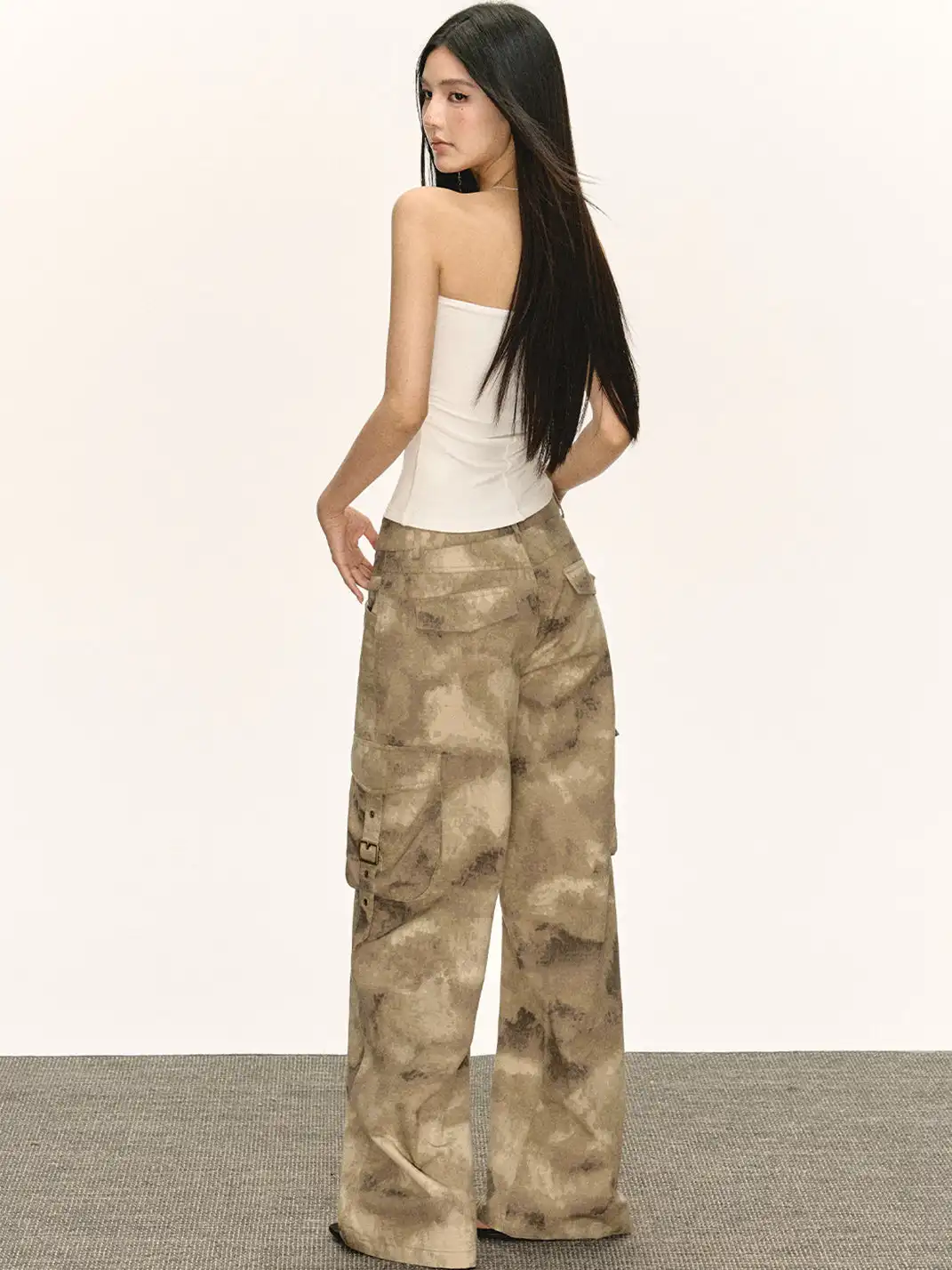 ARISEISM | Cross Pattern Outerwear Tube Top
