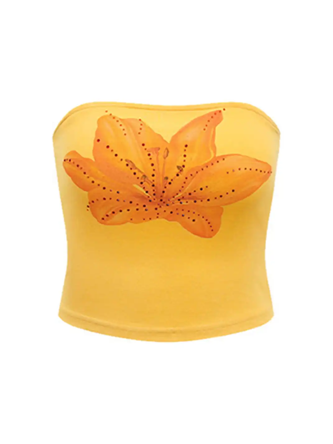 ARISEISM | Floral Print Tube Top
