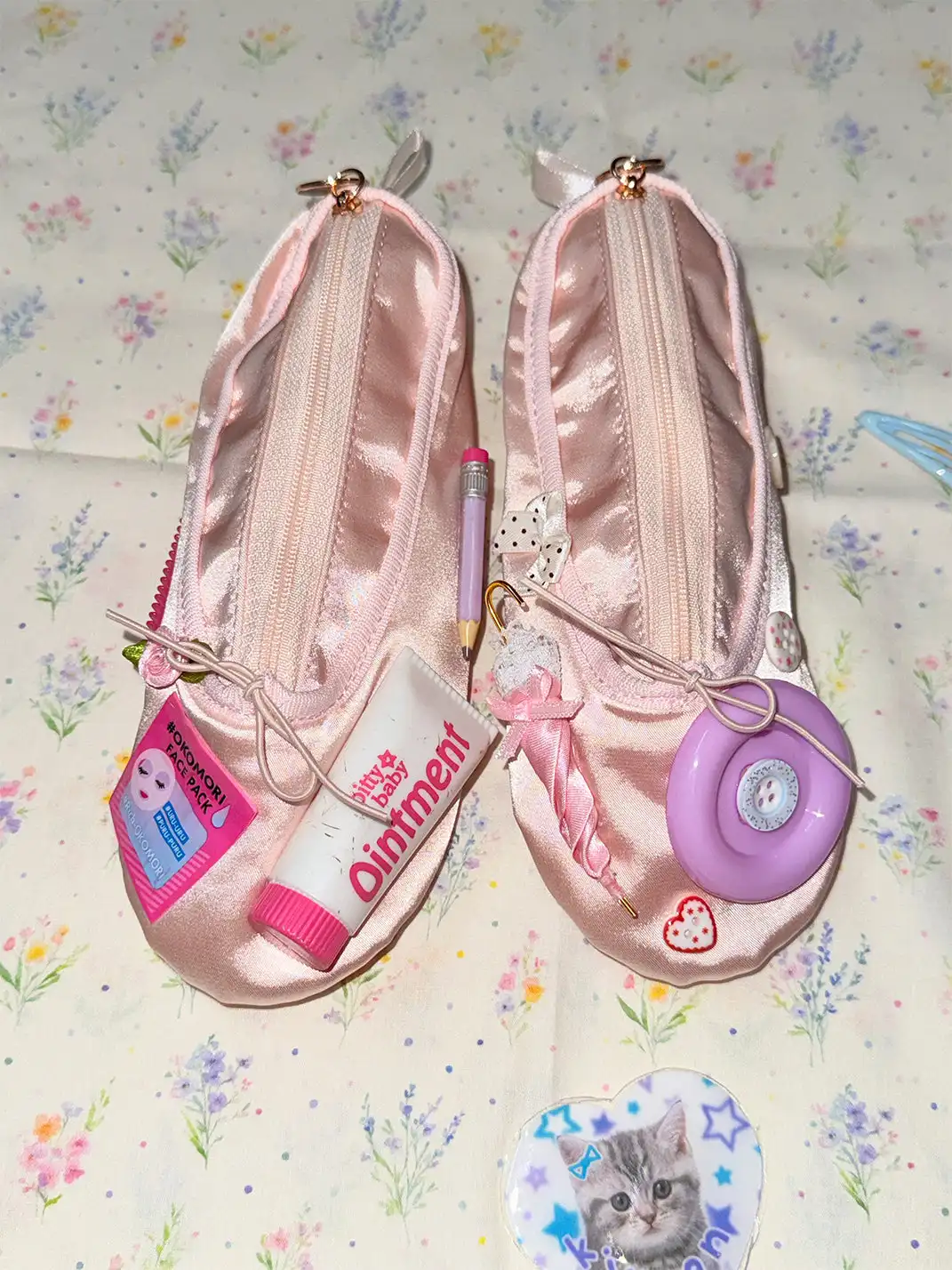 WS | Handmade Ballet Shoe Coin Purse & Cosmetic Bag