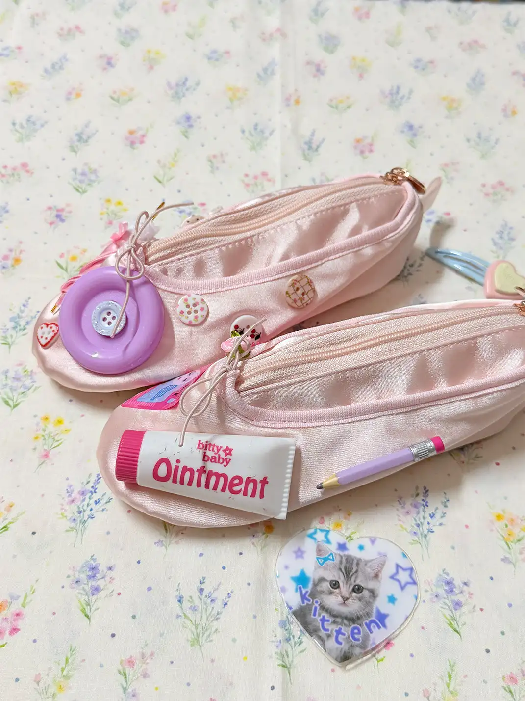 WS | Handmade Ballet Shoe Coin Purse & Cosmetic Bag