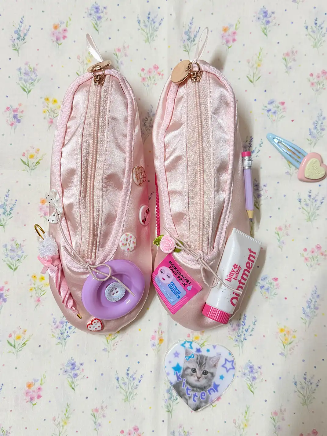 WS | Handmade Ballet Shoe Coin Purse & Cosmetic Bag