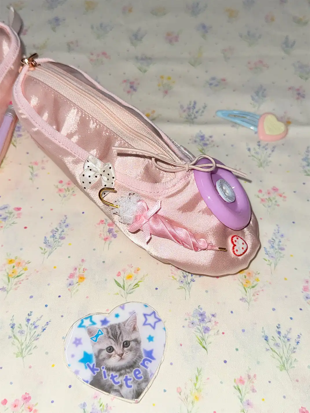 WS | Handmade Ballet Shoe Coin Purse & Cosmetic Bag