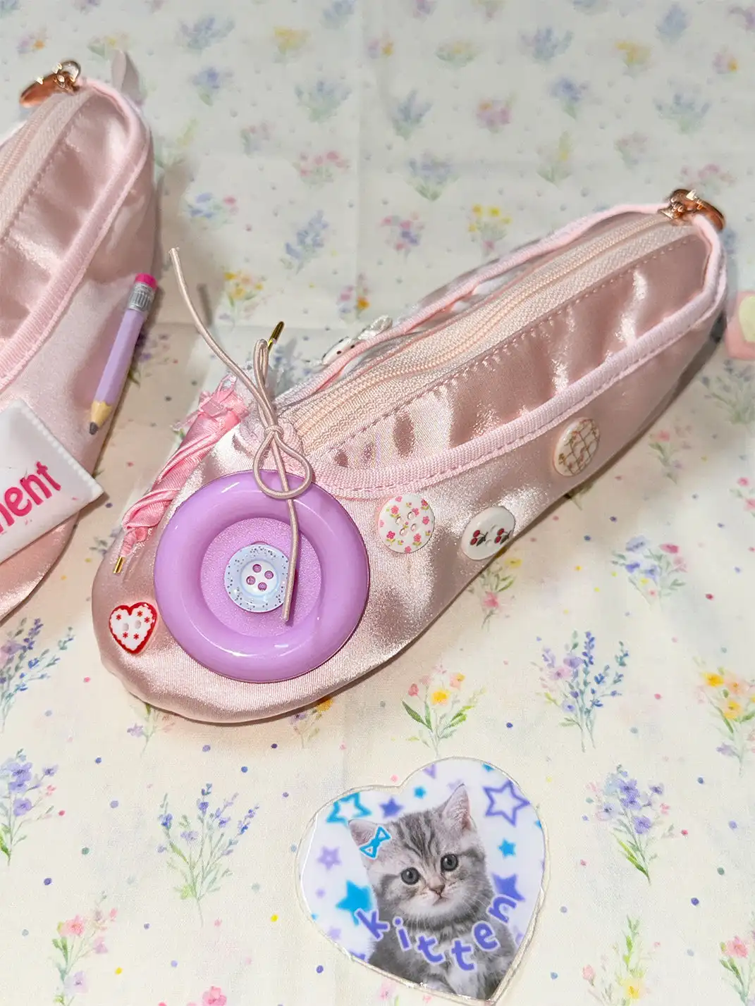 WS | Handmade Ballet Shoe Coin Purse & Cosmetic Bag