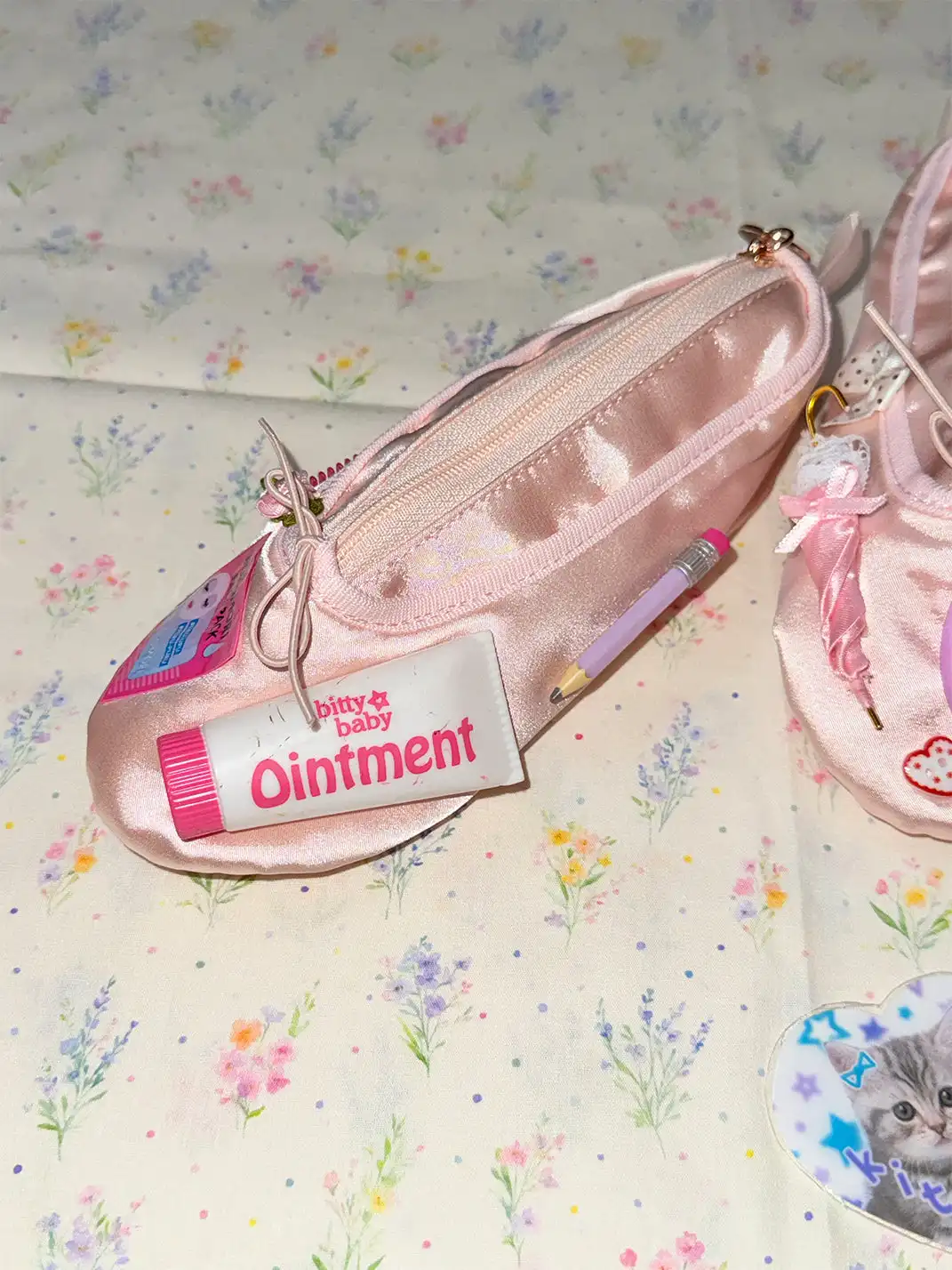 WS | Handmade Ballet Shoe Coin Purse & Cosmetic Bag