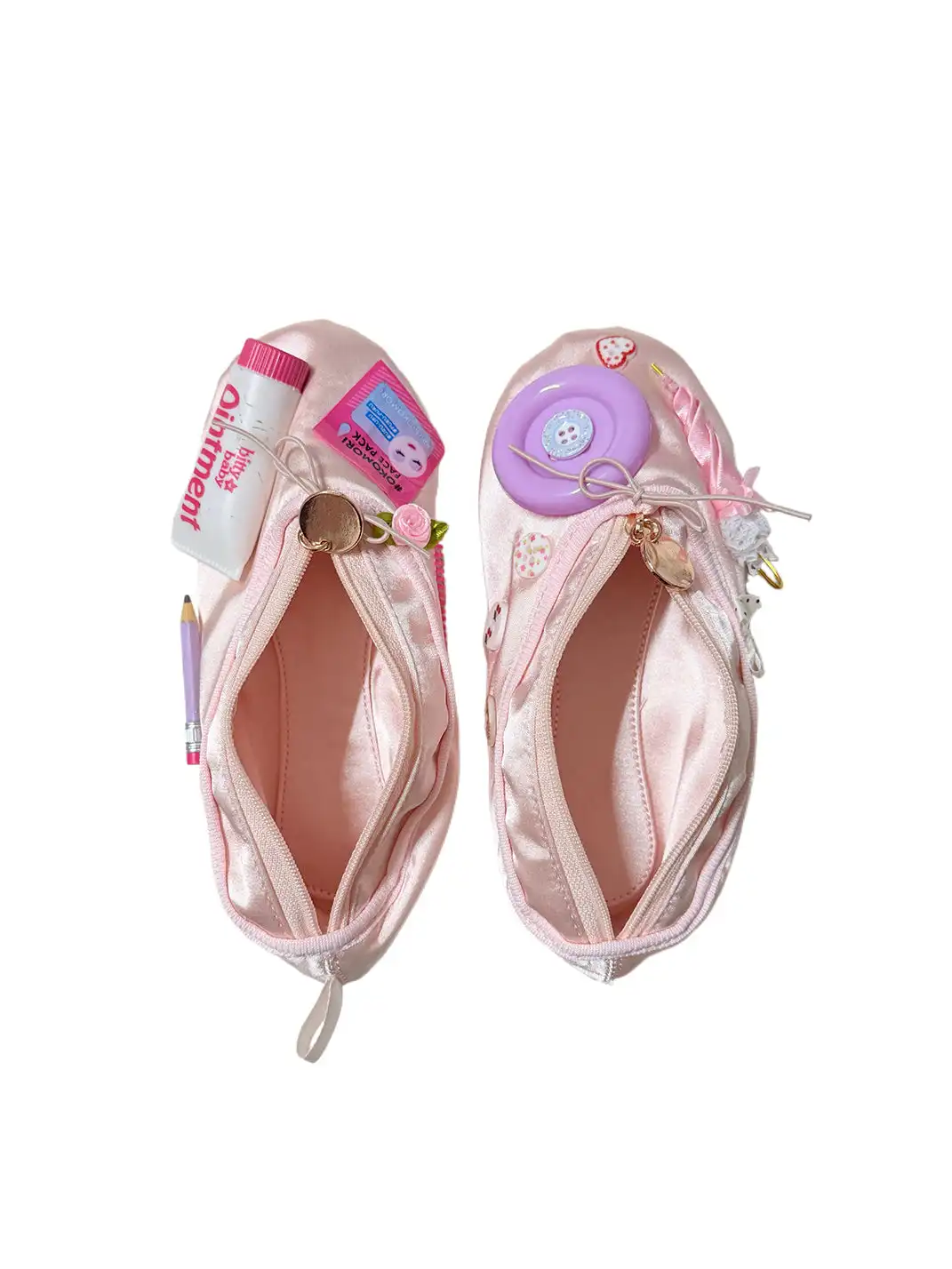 WS | Handmade Ballet Shoe Coin Purse & Cosmetic Bag