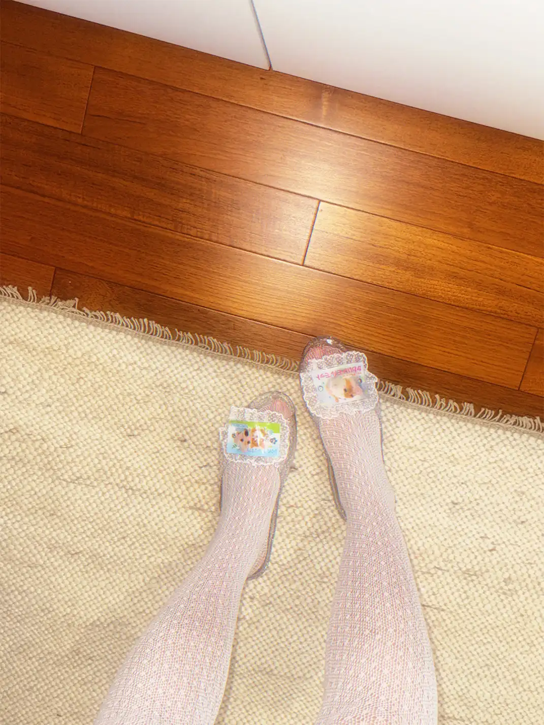 WS | Handmade Crystal Jelly Slippers