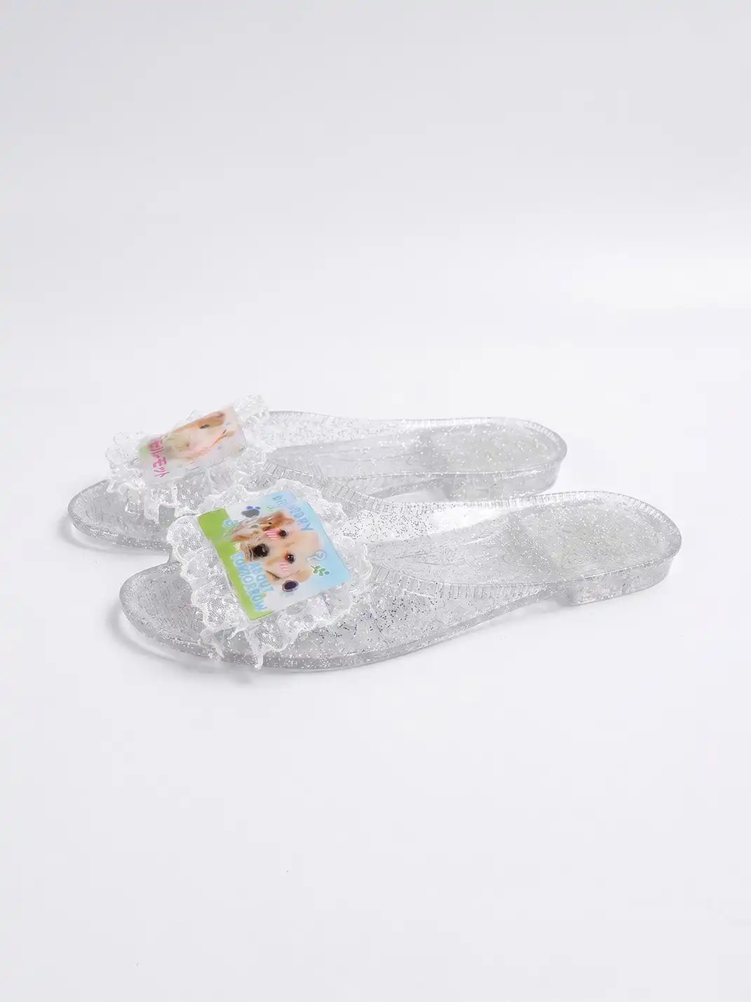 WS | Handmade Crystal Jelly Slippers