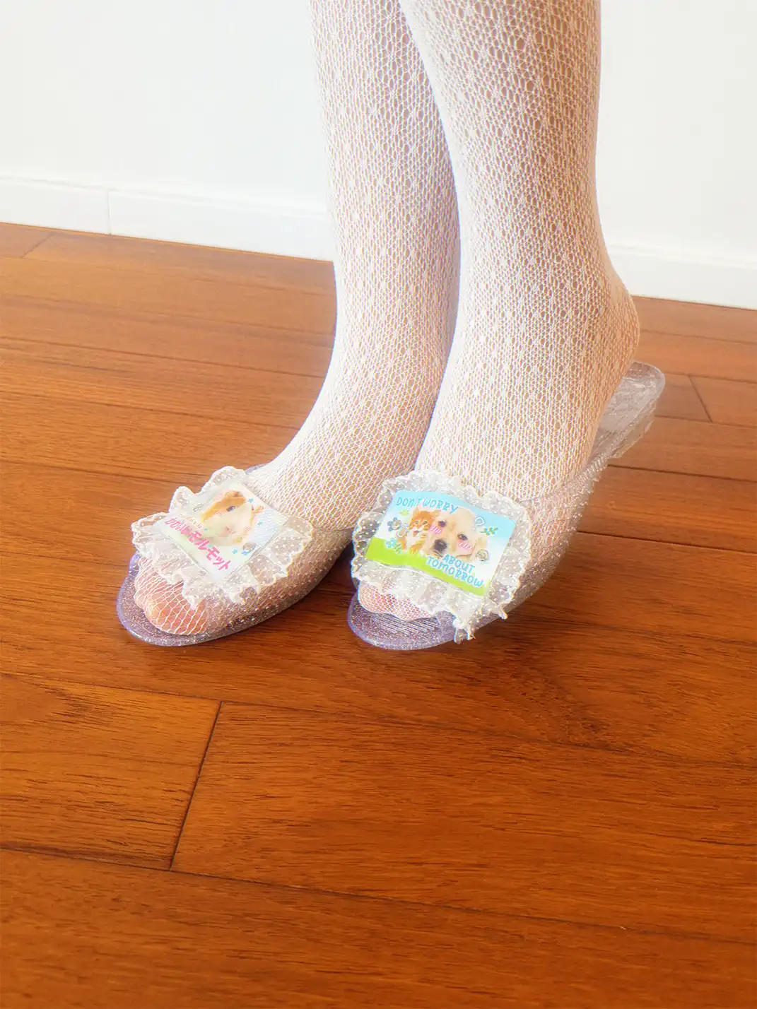 WS | Handmade Crystal Jelly Slippers