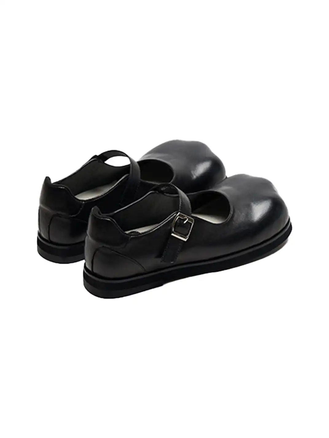 Littlegood | Round Toe Cat Print Mary Jane Shoes