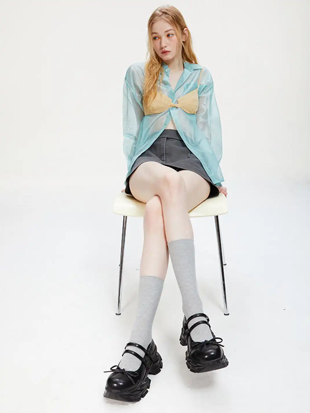 Littlegood | Bow Slip-On Mary Jane Shoes