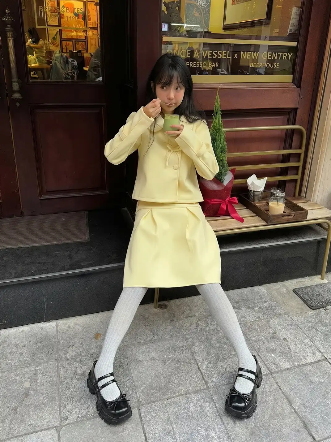 Littlegood | Bow Slip-On Mary Jane Shoes