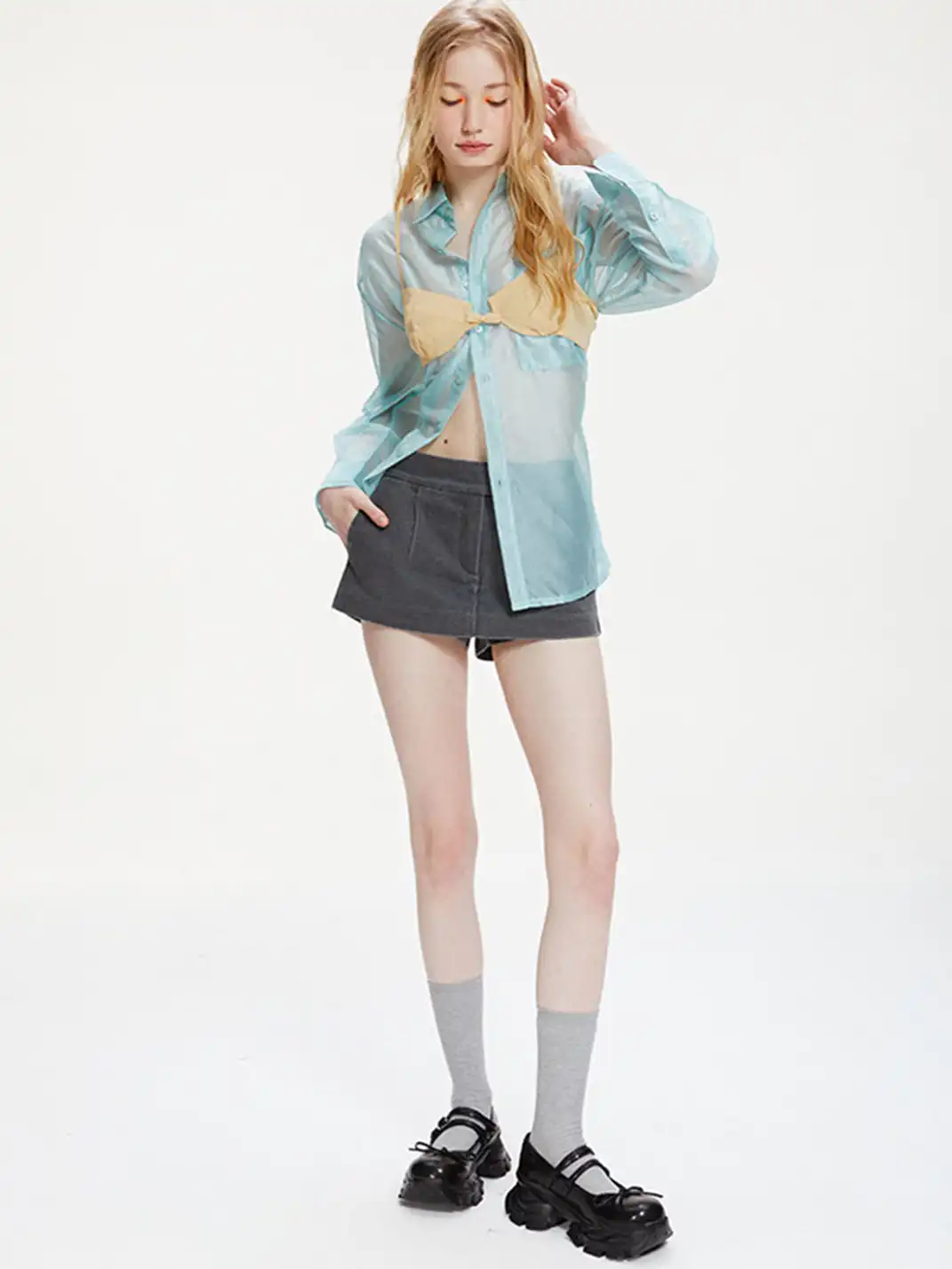 Littlegood | Bow Slip-On Mary Jane Shoes