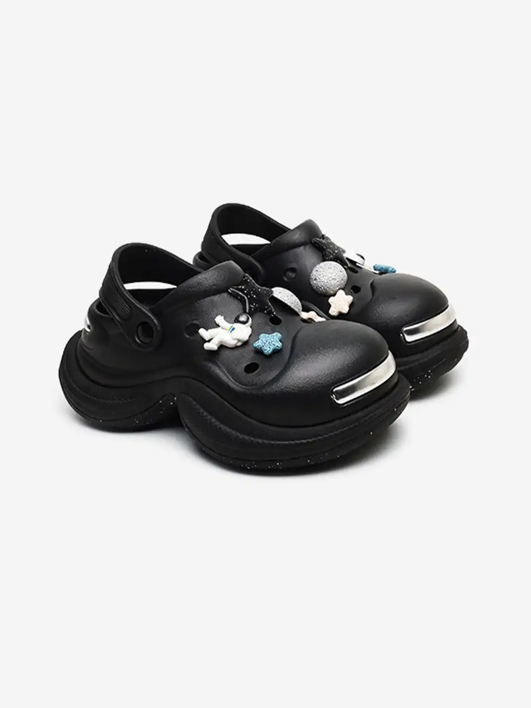 Tigerhead | Chunky Sole Round Toe Clog Slippers
