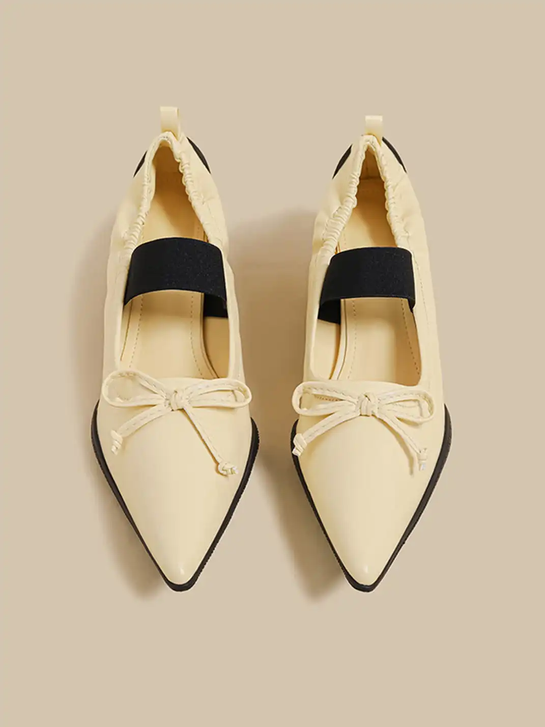 CHUOLEI | Pointed Toe Pleated Slip-On High Heels