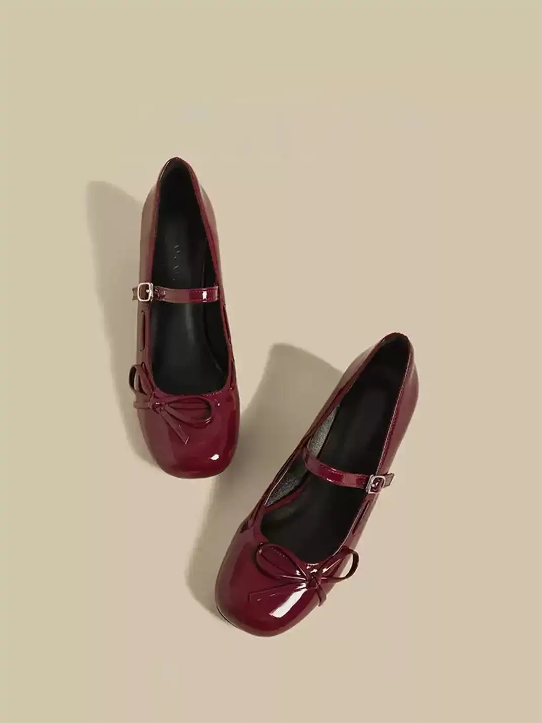 CHUOLEI | Low Cut Block Heel Mary Janes