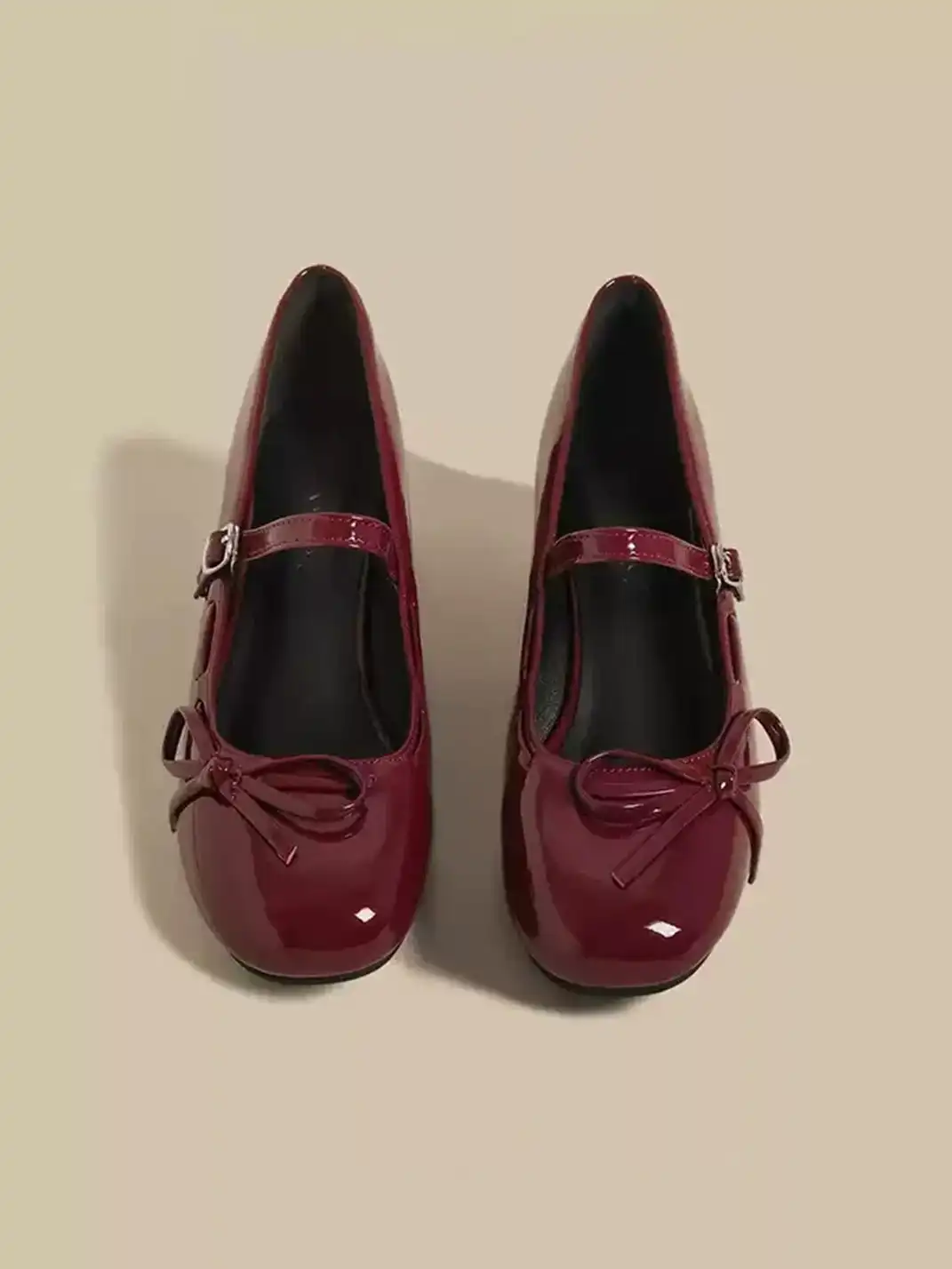 CHUOLEI | Low Cut Block Heel Mary Janes