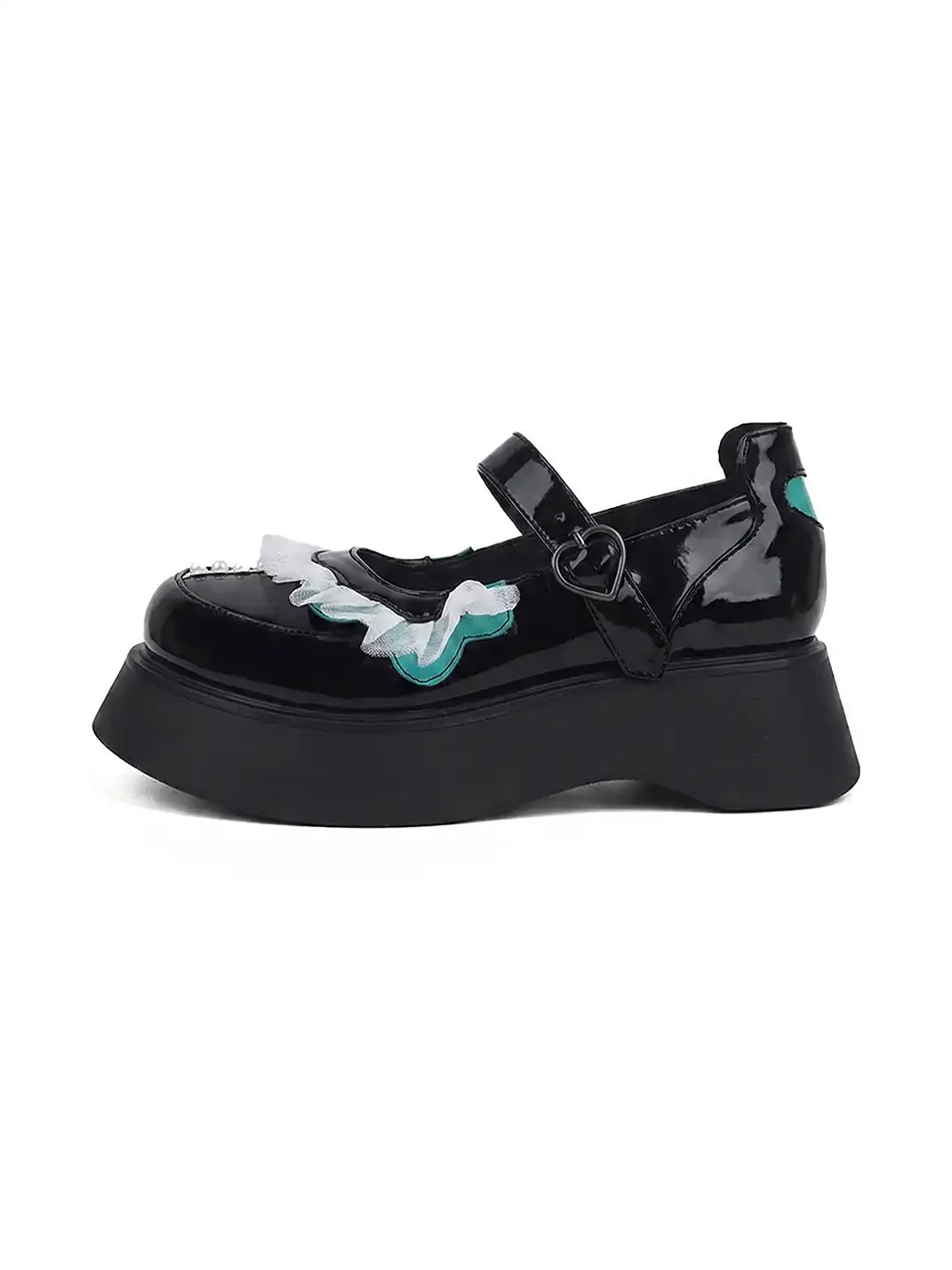 Yeah Hot | Patent Leather Strap Platform Mary Janes