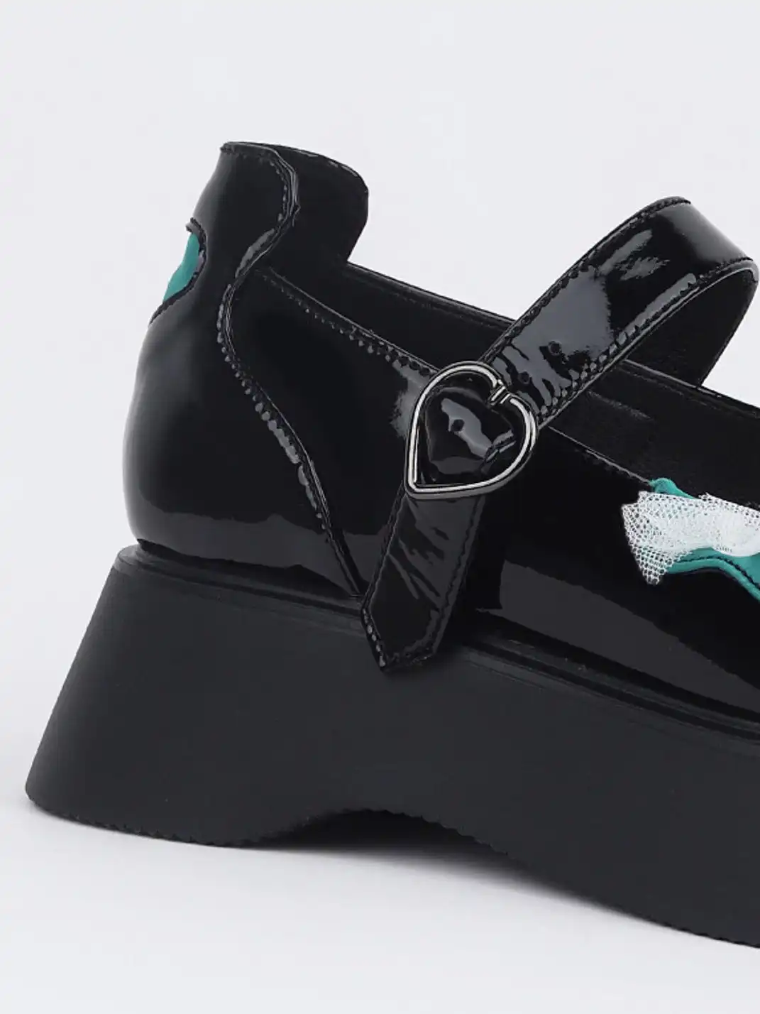 Yeah Hot | Patent Leather Strap Platform Mary Janes