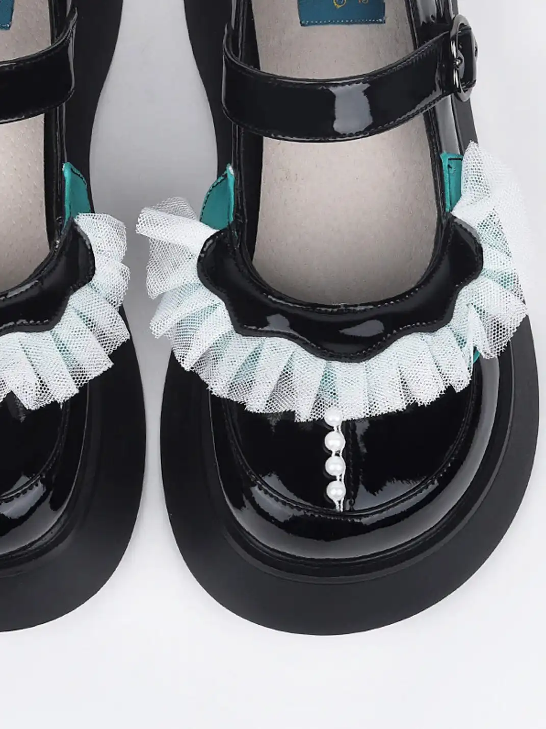 Yeah Hot | Patent Leather Strap Platform Mary Janes