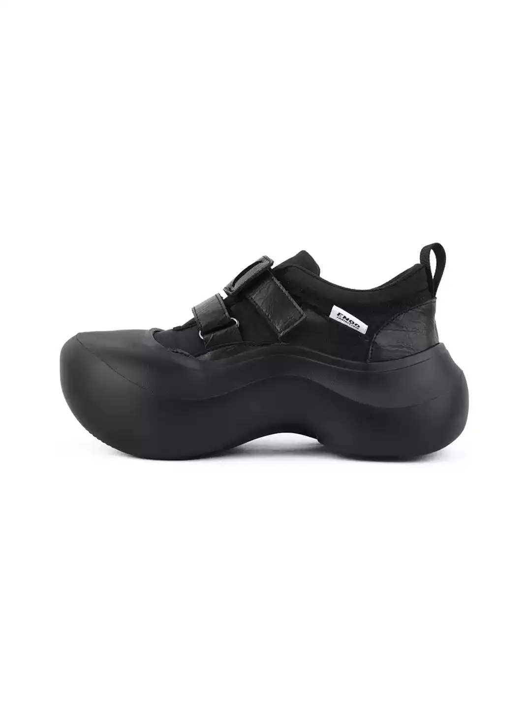 Enqo | Velcro Platform Derby Shoes