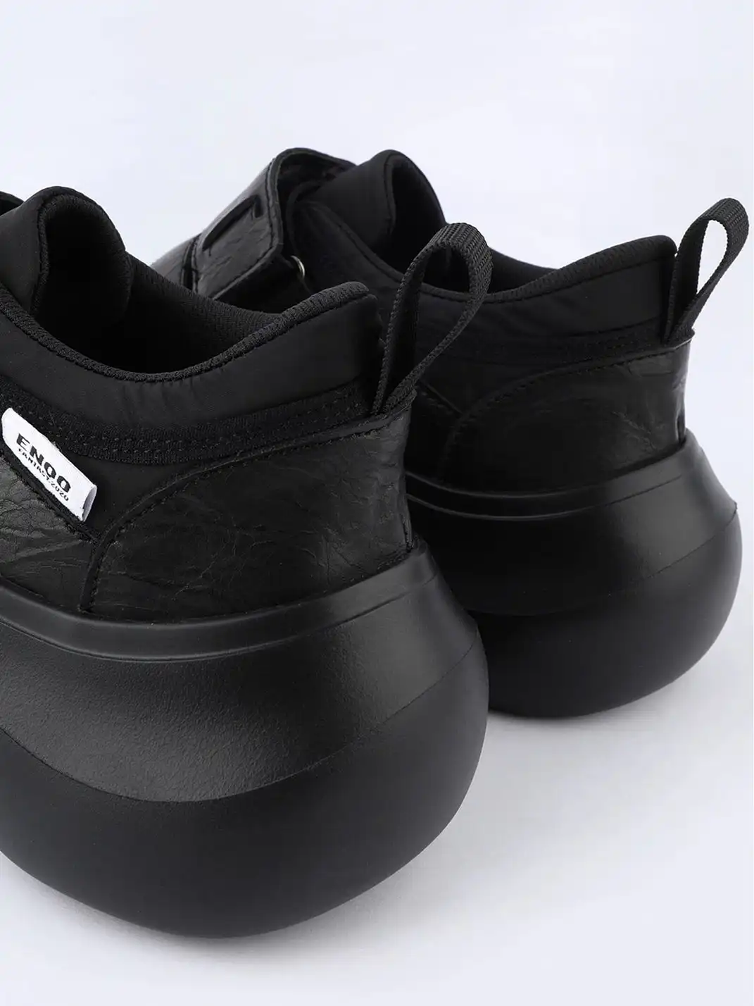 Enqo | Velcro Platform Derby Shoes