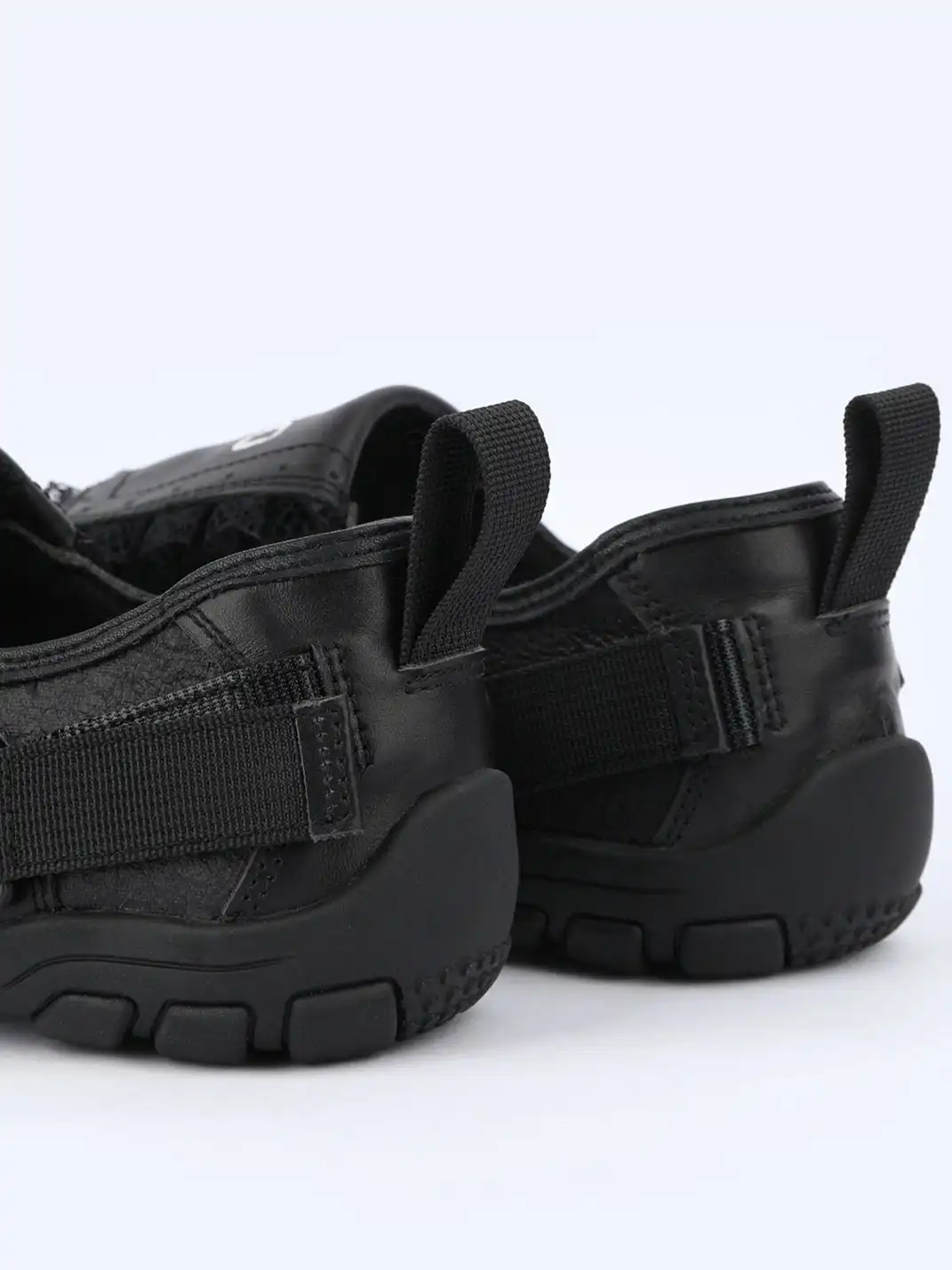 Enqo | Lace Trim Rivet Velcro Flat Sneakers